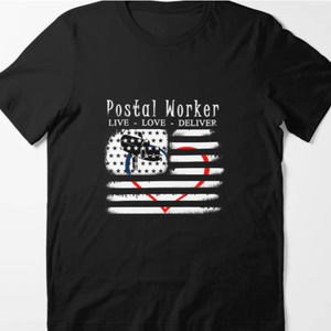 American Postal Worker - Live Love Deliver Unisex T-shirt Gift For Fan